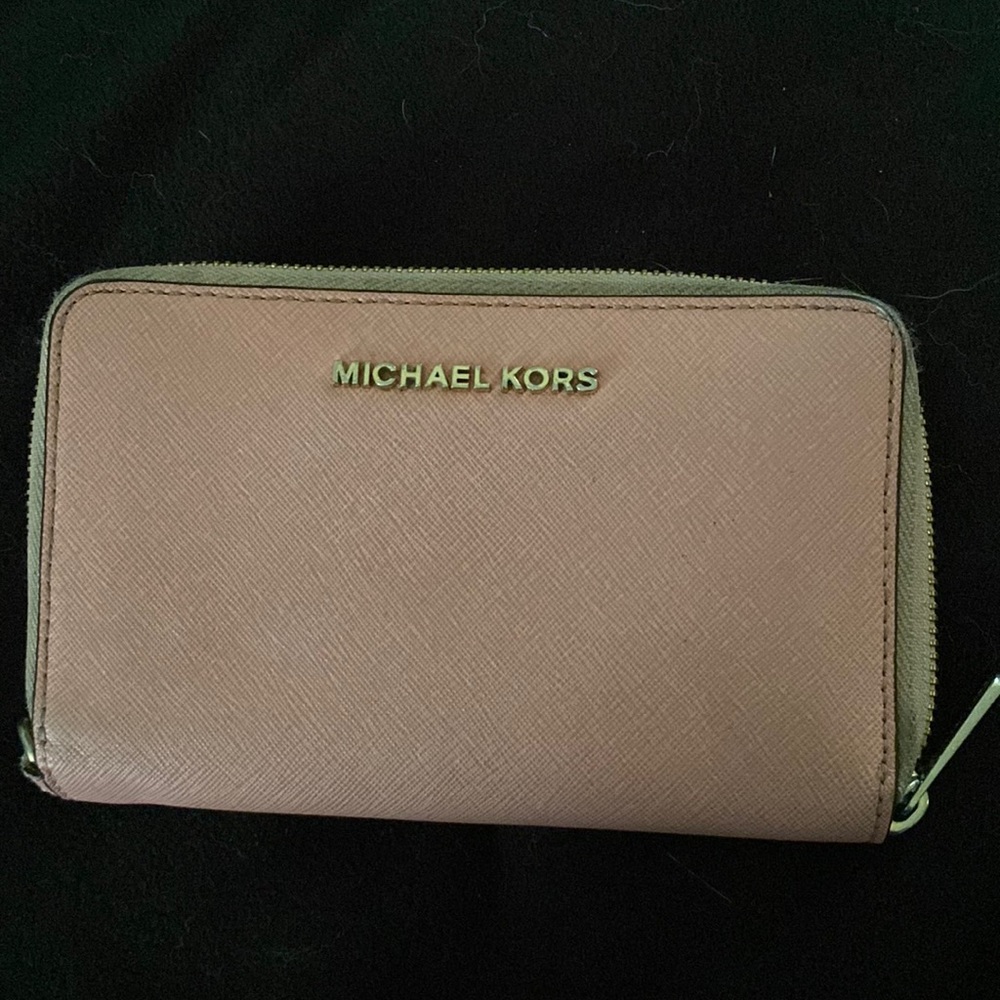 Michael Kors zip around wallet